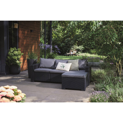 Keter zahradní set California Chaise grafit